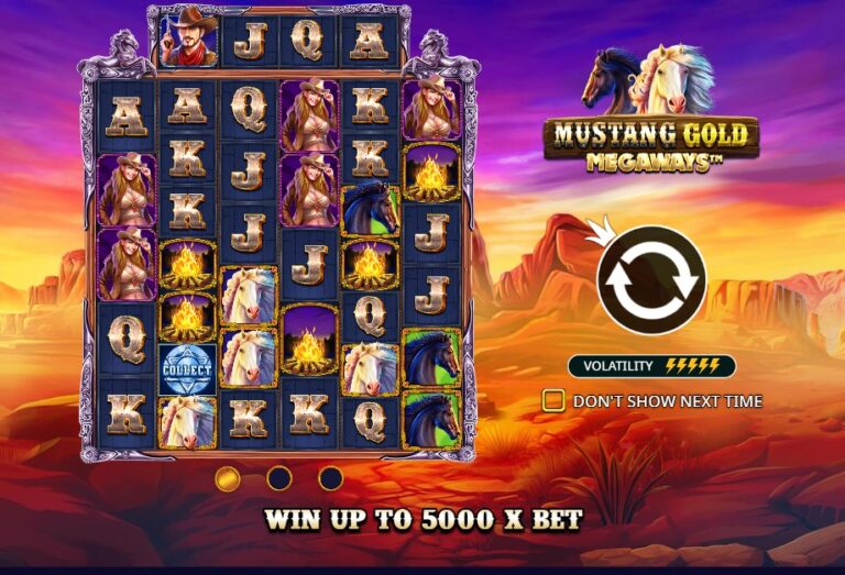 Screenshot 1 van Mustang Gold Megaways